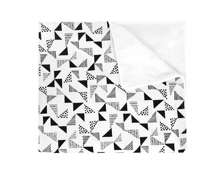 Multi Triangle Crib Bedding Set Classic - Olli+Lime
